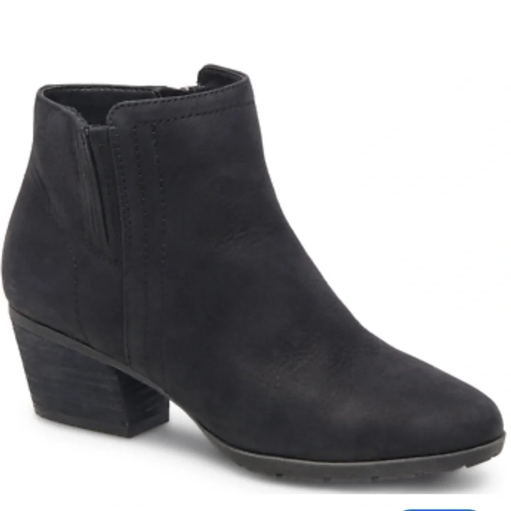 Blondo Black Ankle Booties Sz 6.5 waterproof suede winter valley 2.0